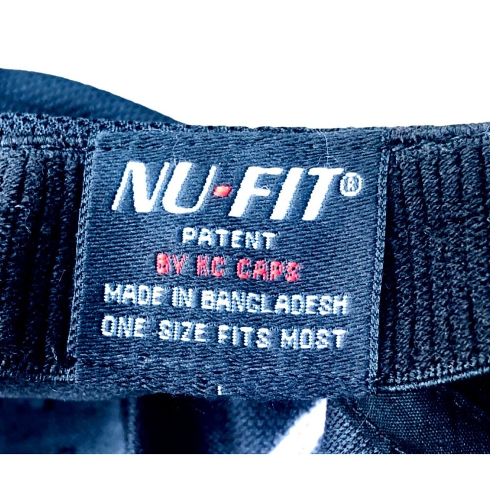 Norm's X-treme Prineville Oregon NU-FIT Black 6 Panel Cap with Flame Graphic Bik - Picture 7 of 7